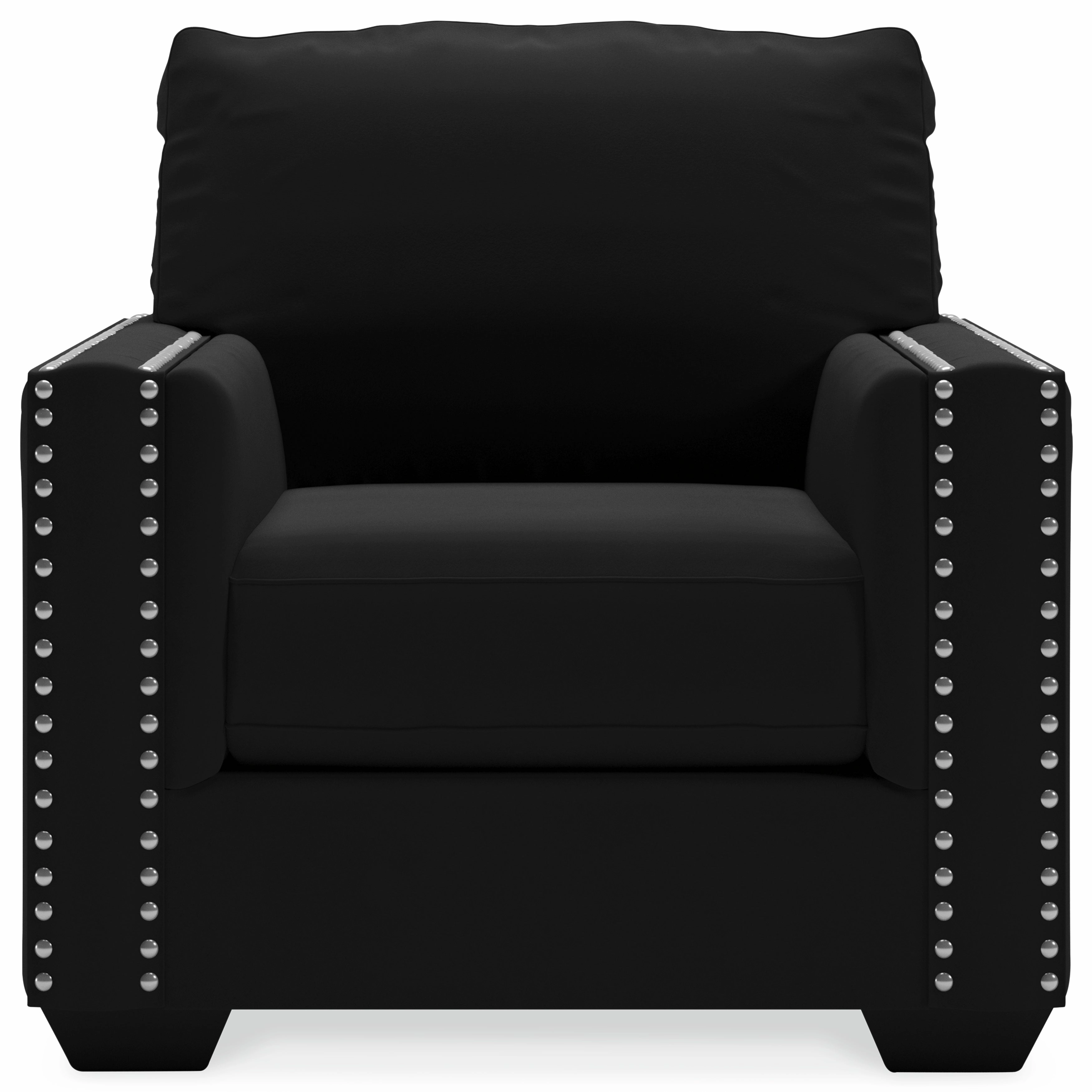 Gleston Chair and Ottoman in Onyx