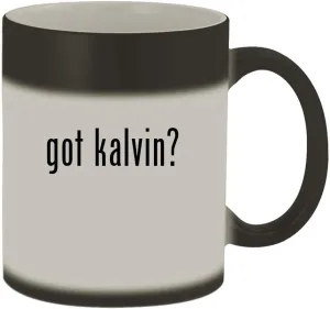 got kalvin? - 11oz Magic Color Changing Mug, Matte Black