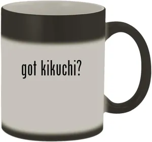 got kikuchi? - 11oz Magic Color Changing Mug, Matte Black