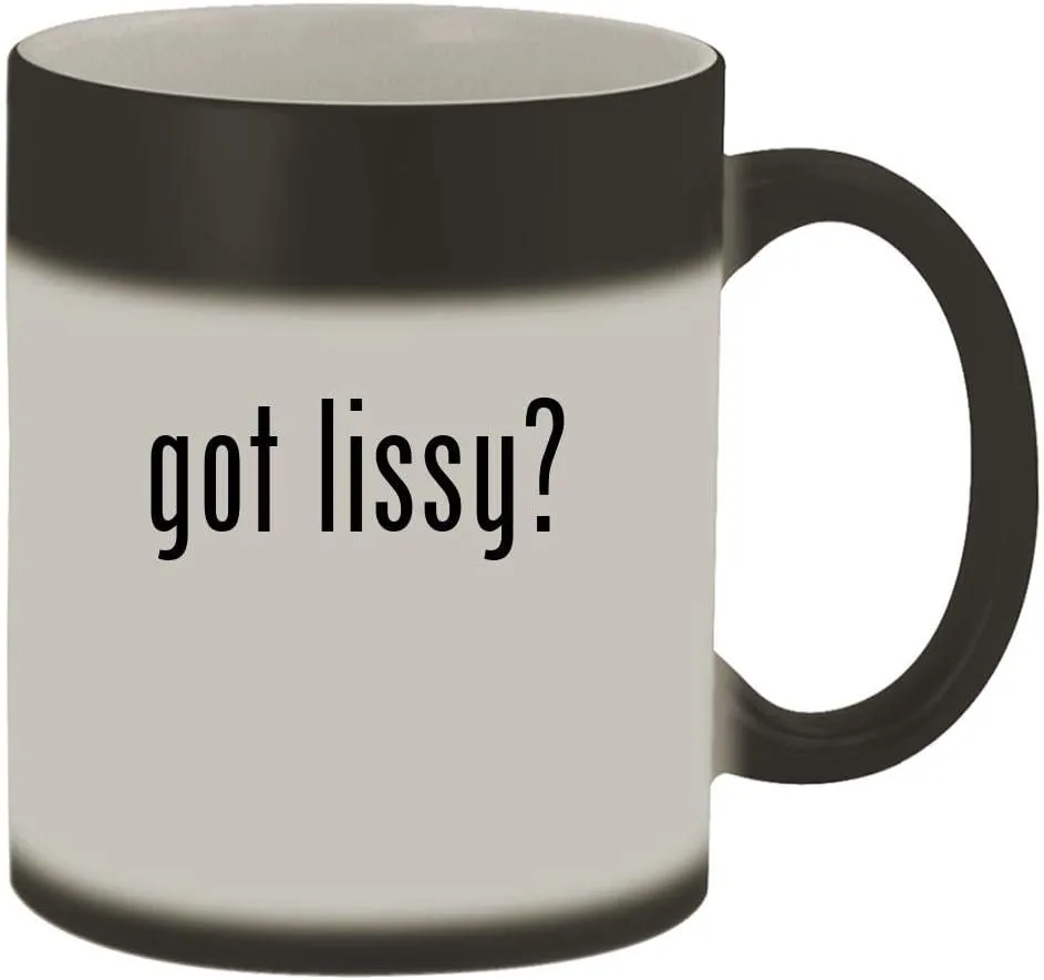 got lissy? - 11oz Magic Color Changing Mug, Matte Black