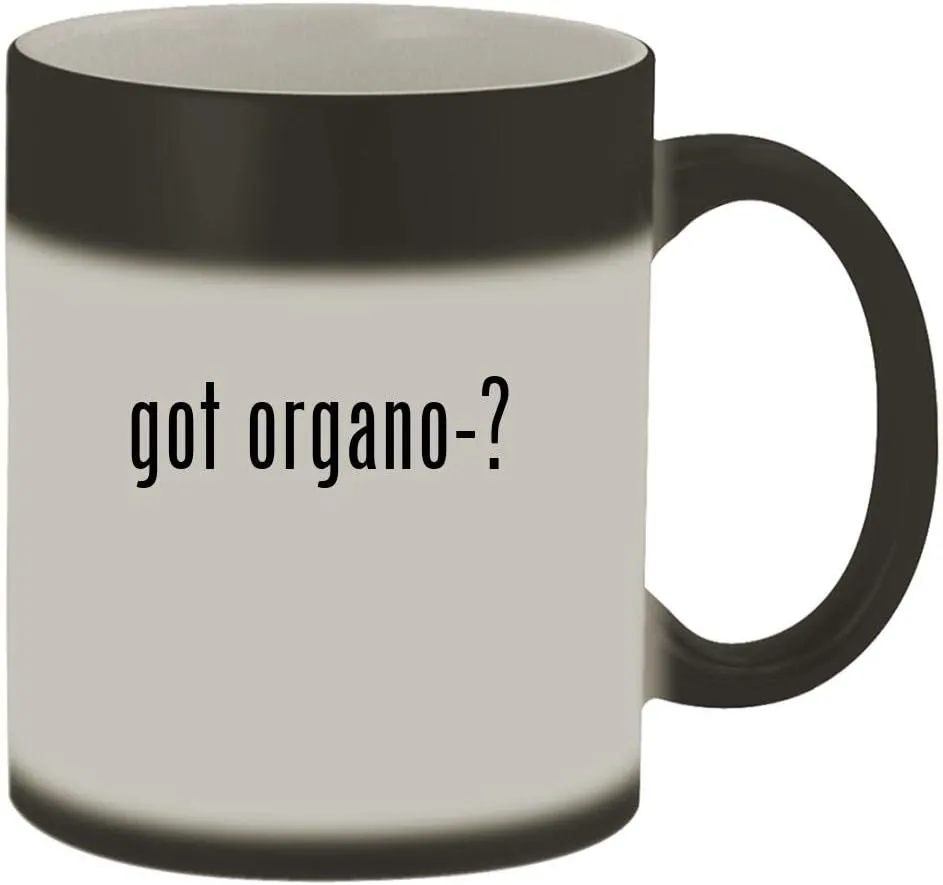 got organo-? - 11oz Magic Color Changing Mug, Matte Black
