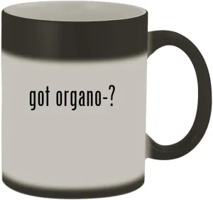 got organo-? - 11oz Magic Color Changing Mug, Matte Black