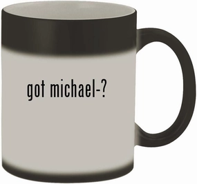got michael-? - 11oz Magic Color Changing Mug, Matte Black