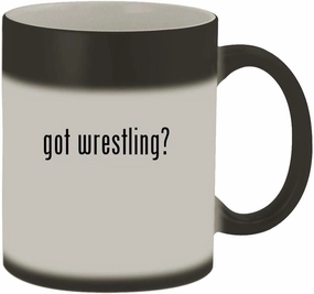 got wrestling? - 11oz Magic Color Changing Mug, Matte Black