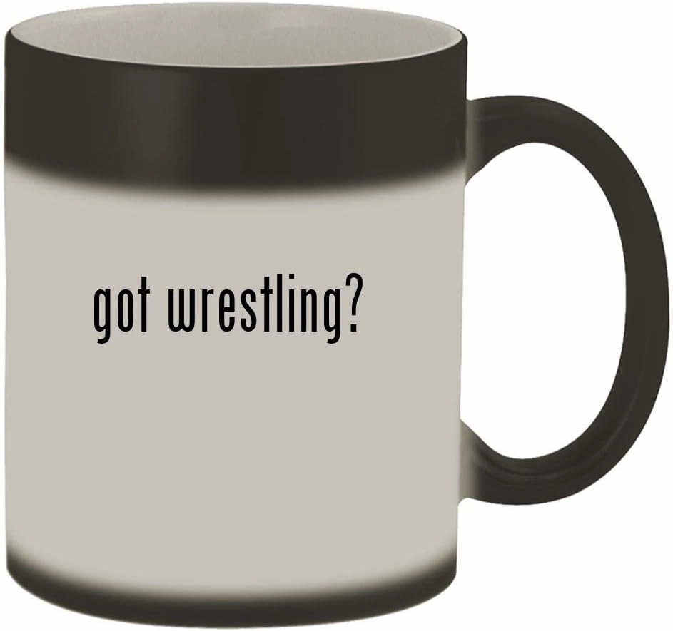 got wrestling? - 11oz Magic Color Changing Mug, Matte Black