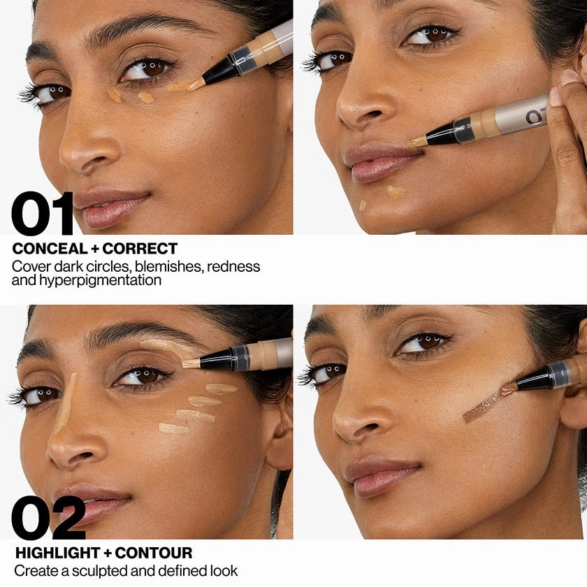 HALO HEALTHY GLOW 4-IN-1 PERFECTING PEN CONCEALER WITH HYALURONIC ACID