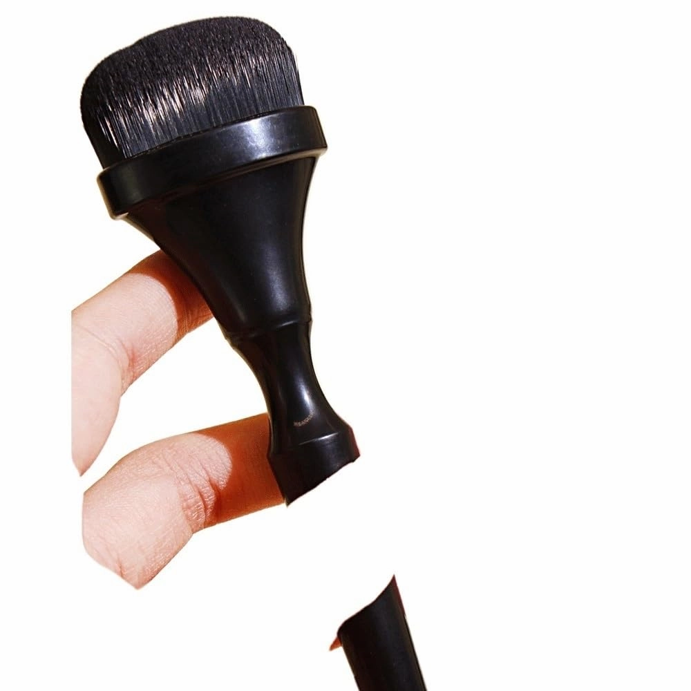 HBJWOV 5 pieces of black makeup brush set full set of powder eye shadow brush beauty tools