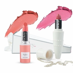 Hickey Lipstick,White limited edition: Moisturising, Long-Lasting Lip color