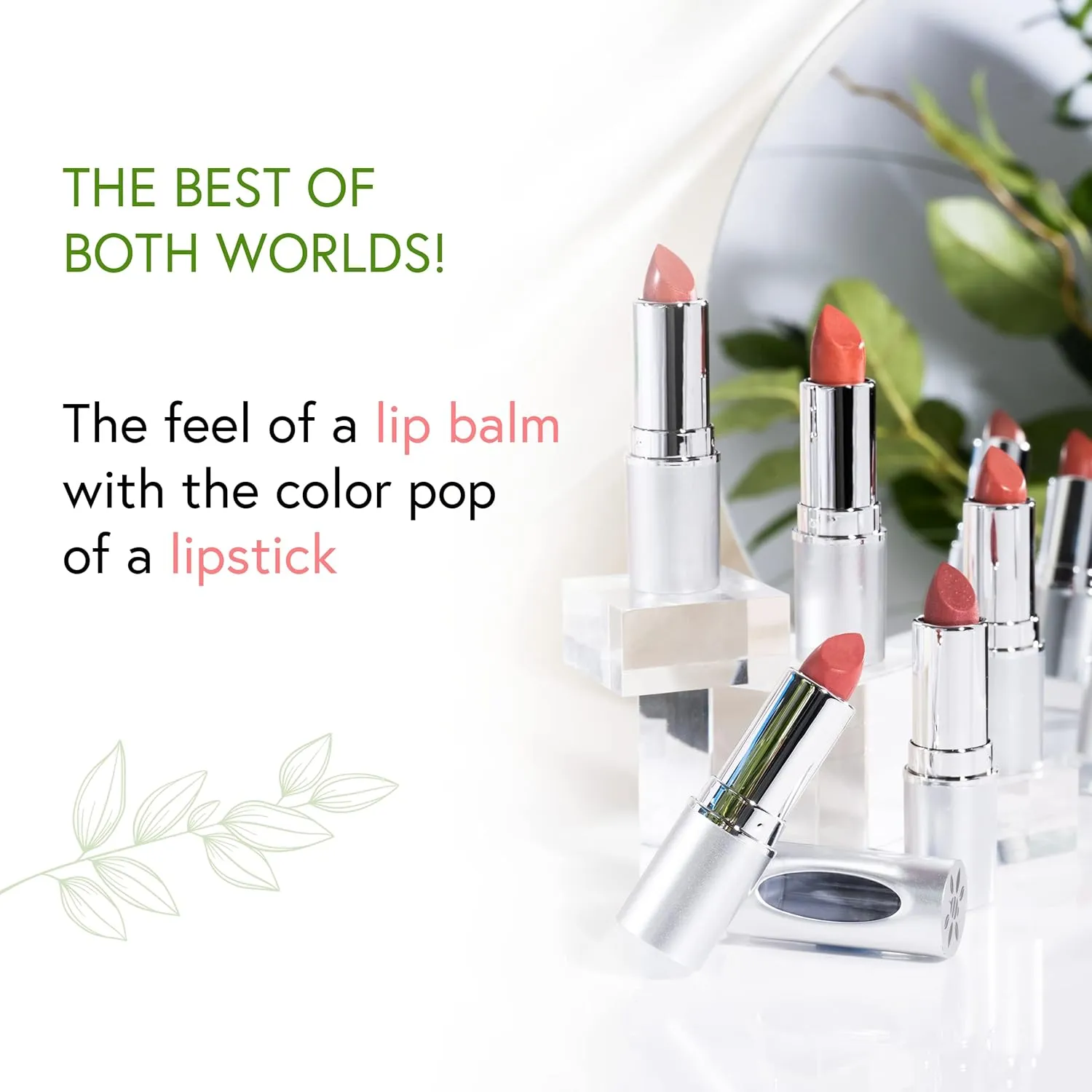 Honeybee Gardens Truly Natural Long Lasting Lipstick, Vintage Merlot, Deep Berry Red Wine, Naturally Hydrating & Nourishing, Vegan, Gluten-Free & Cruelty-Free, 0.13 oz / 3.8 g