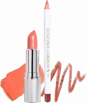 Honeybee Gardens Lip Liner   Lipstick Bundle, Zen & South Beach