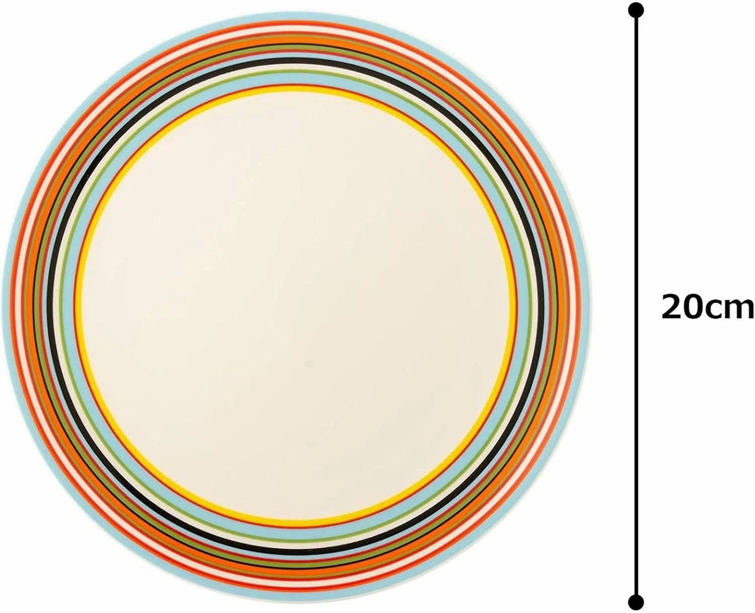 iittala(イッタラ) Iittala Origo Salad Plate, 20cm, orange