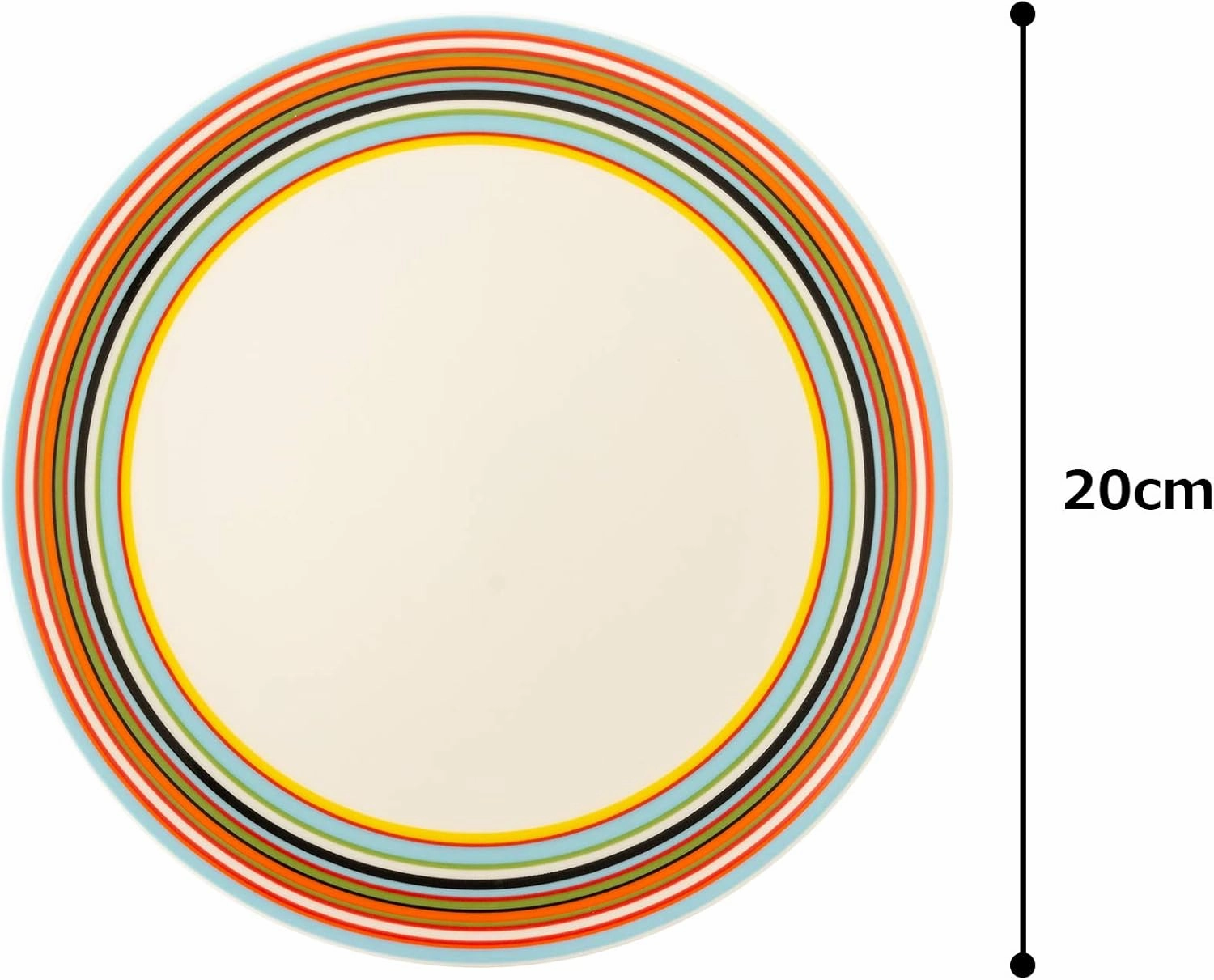 iittala(イッタラ) Iittala Origo Salad Plate, 20cm, orange