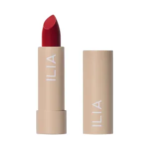 ILIA - Color Block Lipstick | Non-Toxic, Vegan, Cruelty-Free, Hydrating   Long Lasting, No Budge Color with Full Coverage (Tango (Deep Red With Neutral Undertones), 0.14 oz | 4 g)