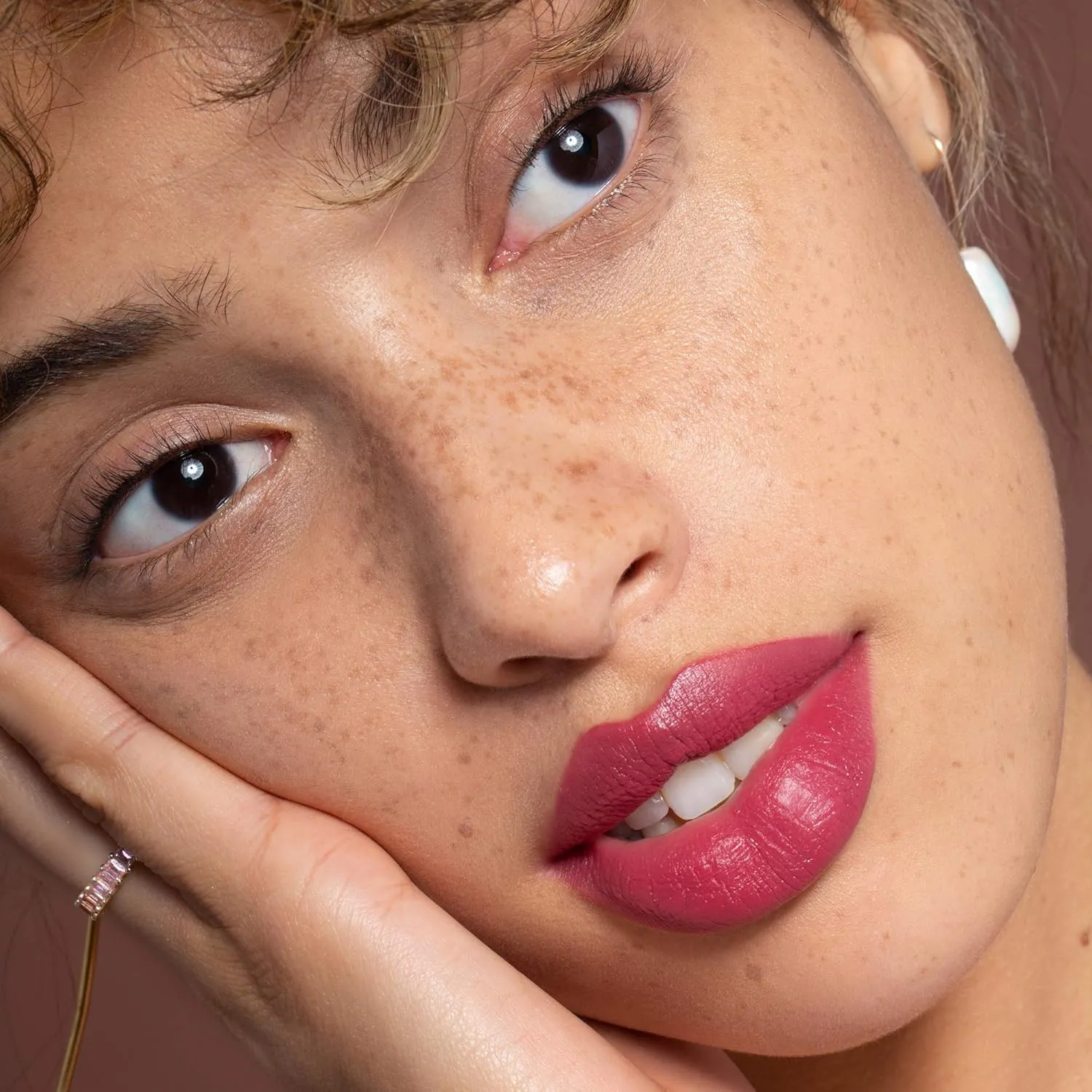 ILIA - Color Block Lipstick | Non-Toxic, Vegan, Cruelty-Free, Hydrating   Long Lasting, No Budge Color with Full Coverage (Wild Aster (Berry Brown With Cool Undertones), 0.14 oz | 4 g)