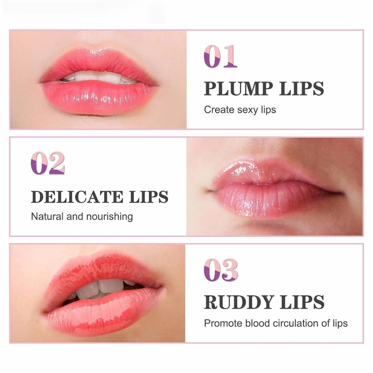 Imaginaryl Lip Color, Imaginary Lipstick, Transferproof Color-Changing Lipstick, Long Lasting 24 Hours, Deep Nourishment (2PC, B)