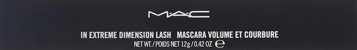 In Extreme Dimension Lash Mascara by M.A.C Extreme Black 12g