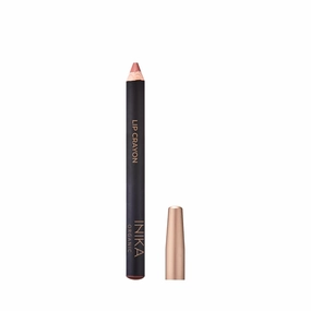 INIKA Organic Long Lasting Lipstick Crayon with Vegan Lipstick and Organic Lip Liner, Hypoallergenic, Cruelty-Free, Matte Finish, Enriched with Vitamin E and Coconut Oil, Tan Nude, 3 g