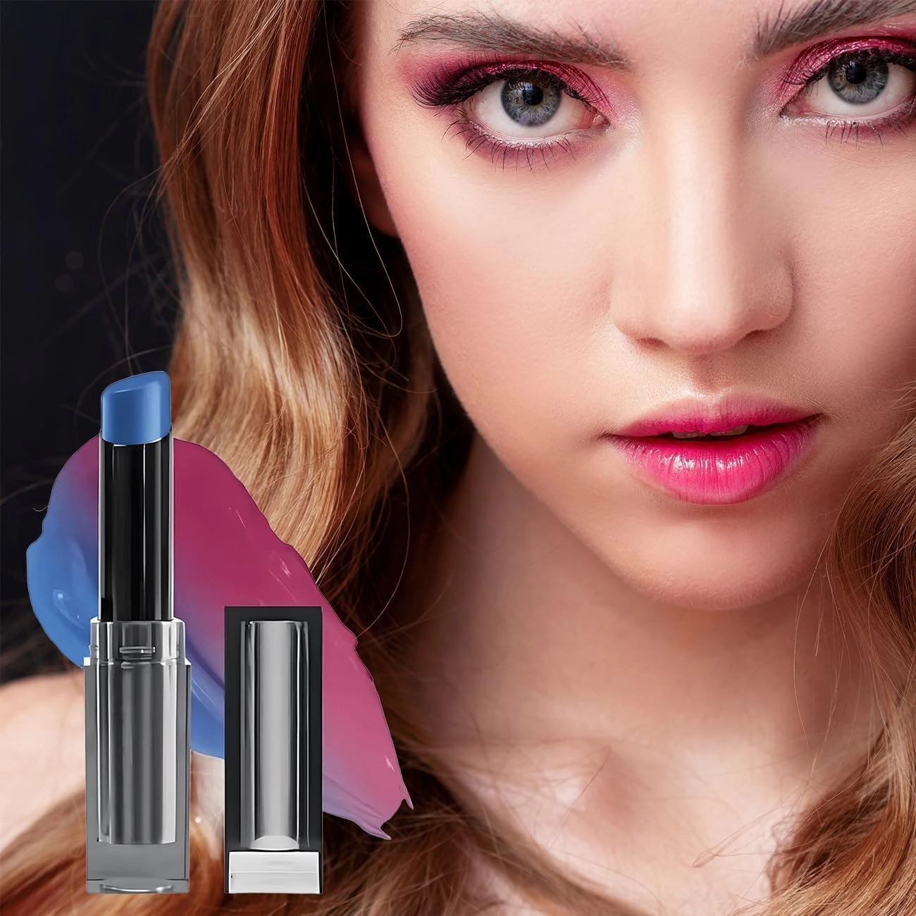 Instaph Lipstick, Instaph Lip Stain, Long Lasting Moisturizing Ph Changing Lipstick For Women, Temperature Lip Gloss/Balm (Mix, One Size)
