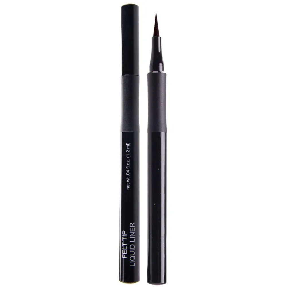 JOLIE. IMPECCABLE ME Felt Tip Liquid Liner - Intense Definition Long Wearing Eyeliner Pen (Black 01A)