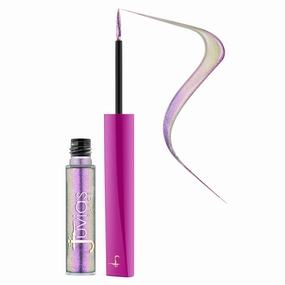 Juvia's Place Afrogalactic Glitter Liner Star Girl - Glitter Liner Liquid, Waterproof Liner, Multi-Dimensional Gel Liner, Metallic Liquid Liner, Holographic Liner, Iridescent Liner