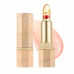 KAMOJI Transferproof Color Changing Lipstick, 2025 New Long Lasting Crystal Lipstick Color Changing, Upgrade Moisturizing Glossy Shine Lip Gloss for Women (Red)