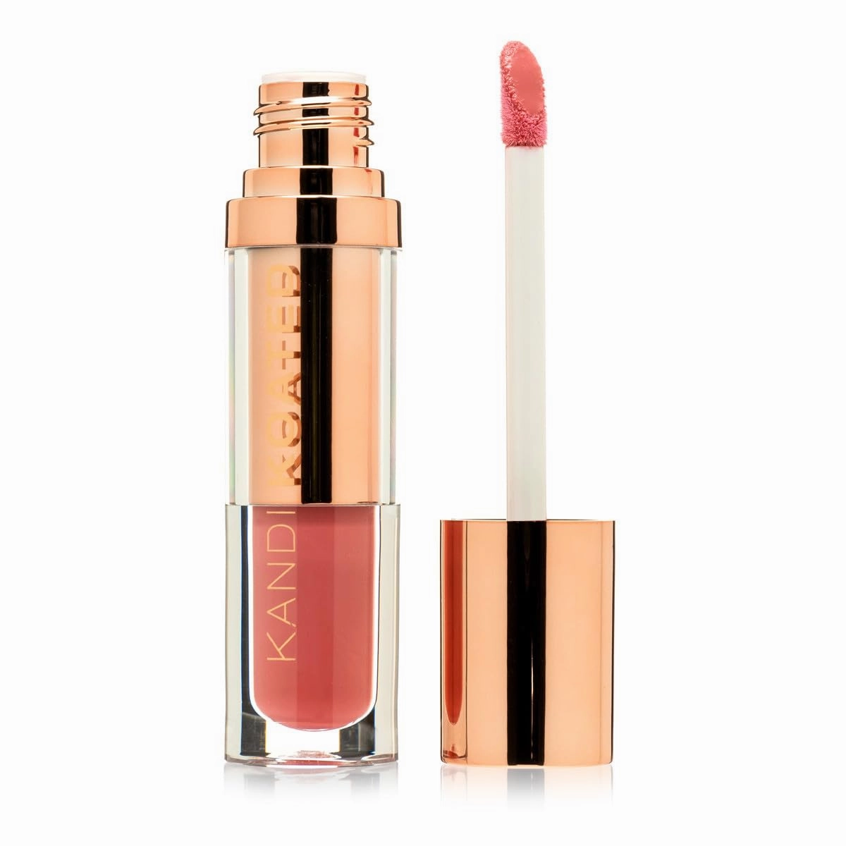 Kandi Koated Lacquer Illuminating Lip Cream [Girl Talk] Creamy Lip Gloss | Natural Colors, Moisturizing Lip Lacquer, Paraben-Free, Cruelty-Free | Beauty & Makeup