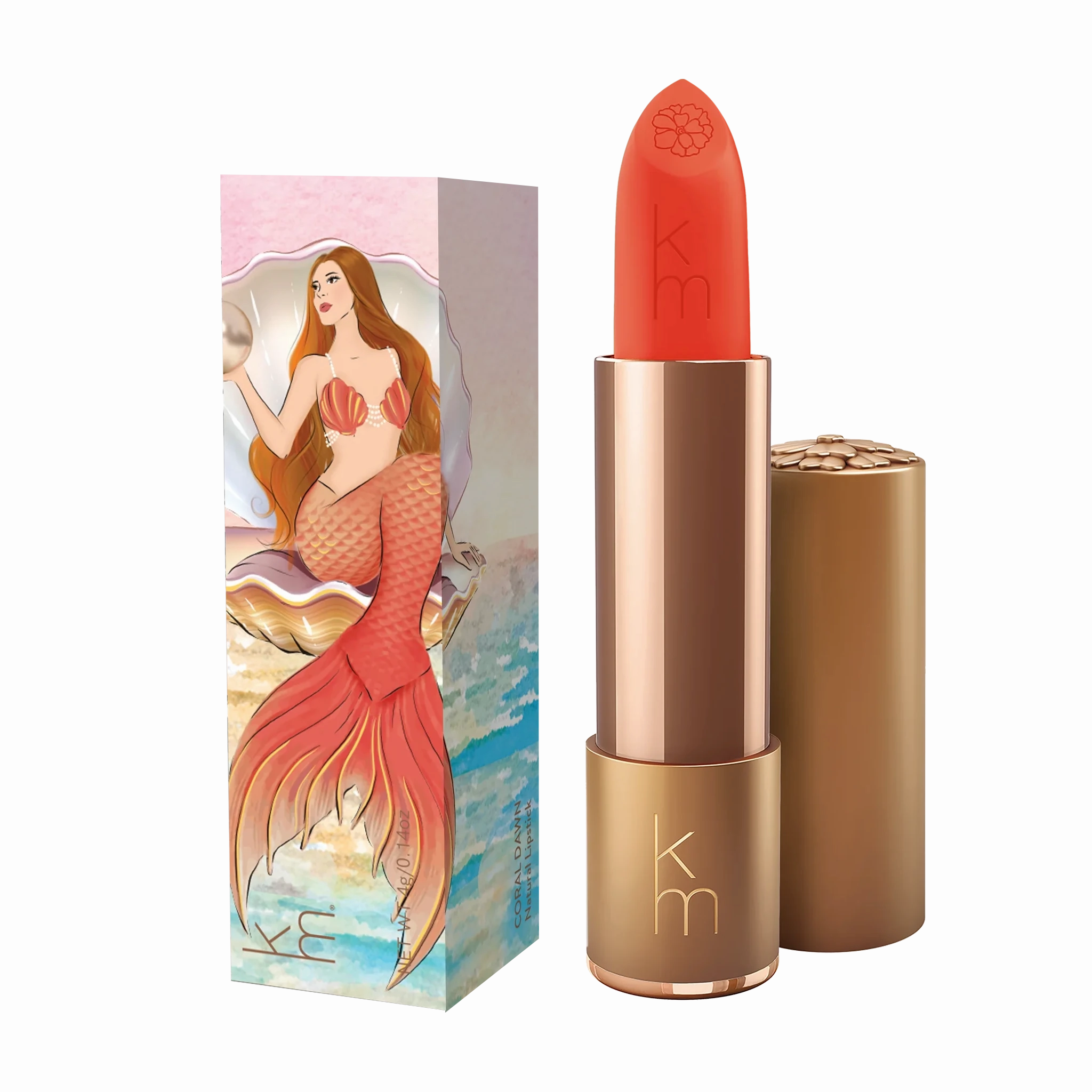 Karen Murrell 08 Natural Lipstick - Coral Dawn
