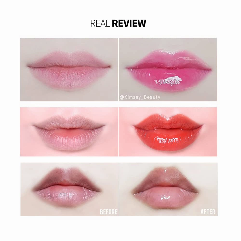keybo Lip Plumper Dotom Lip Plus 16 Colors, 3 Steps Extreme Plumping Clear Lip Gloss by Essence Lip Care Oil & 16 Color Tints from Korean Makeup (09. Winter Berry)