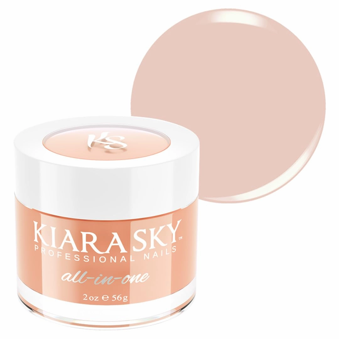 Kiara Sky All-In-One Acrylic Nail Powder | Multi-Use Dip & Acrylic Powder | Sculpting, Overlay & Dipping 2 oz, The Perfect Nude