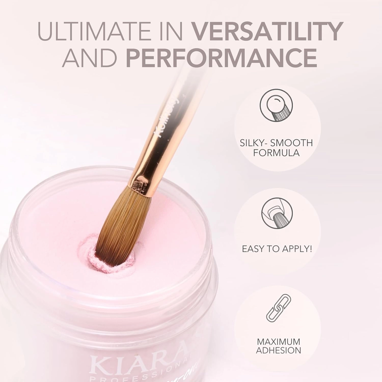 Kiara Sky All-In-One Acrylic Nail Powder | Multi-Use Dip & Acrylic Powder | Sculpting, Overlay & Dipping 2 oz, The Perfect Nude