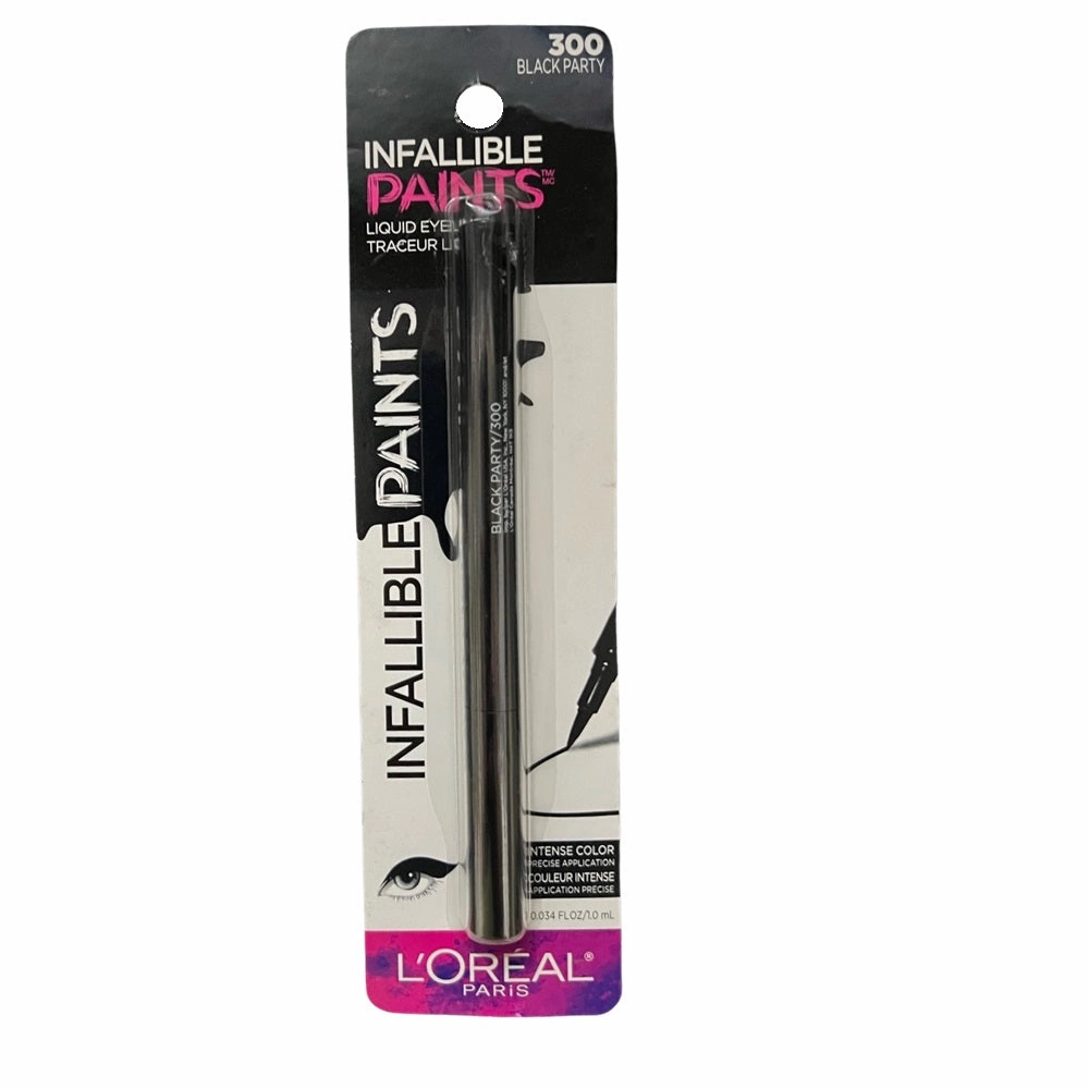 L'Oreal Paris Infallible Paints Liquid Eyeliner, Black Party 300