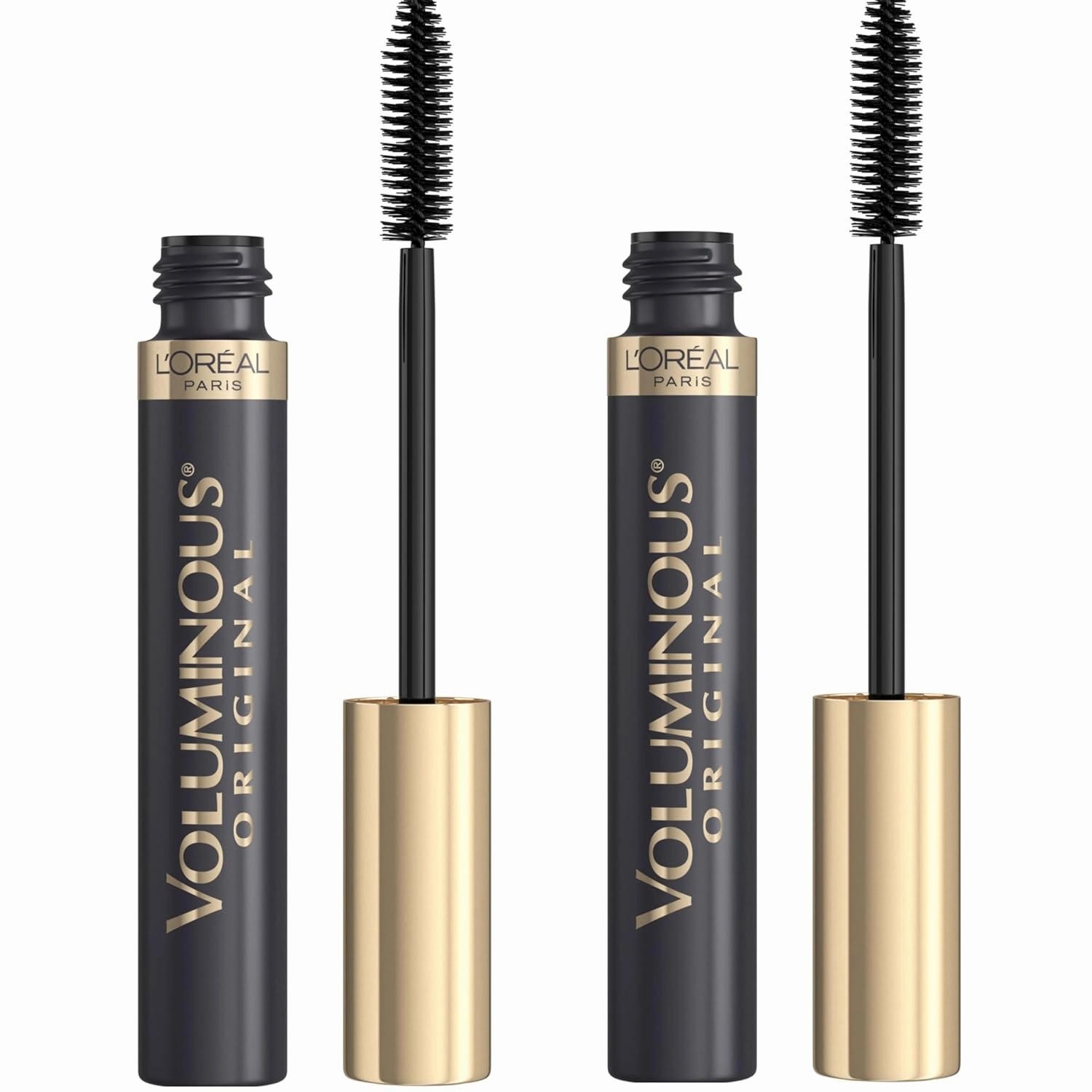 L’Oreal Paris Original Voluminous Mascara, Building Mascara Volume and Length Formula, Washable, Carbon Black, 0.26 Fl Oz., 1 Count
