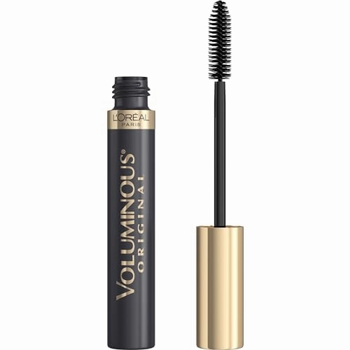 L’Oreal Paris Original Voluminous Mascara, Building Mascara Volume and Length Formula, Washable, Carbon Black, 0.26 Fl Oz., 1 Count