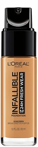 L’Oréal Paris Makeup Infallible Up to 24 Hour Fresh Wear Foundation, Caramel, 1 Ounce (Pack of 2)