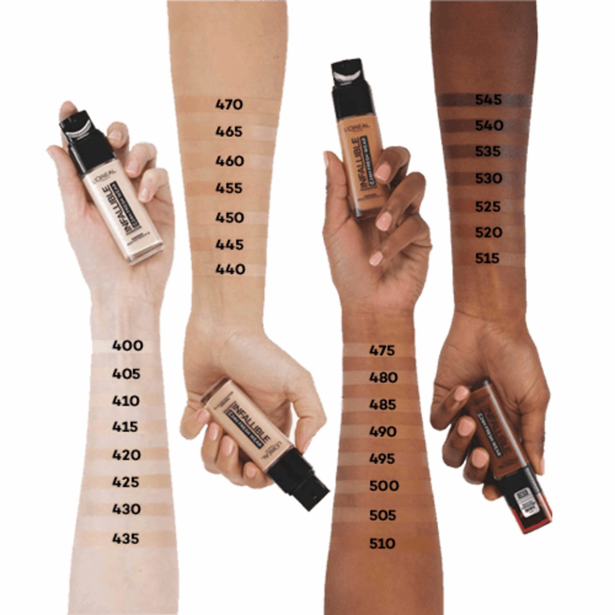 L’Oréal Paris Makeup Infallible Up to 24 Hour Fresh Wear Foundation, Deep Amber, 1 fl; Ounce (Pack of 2)