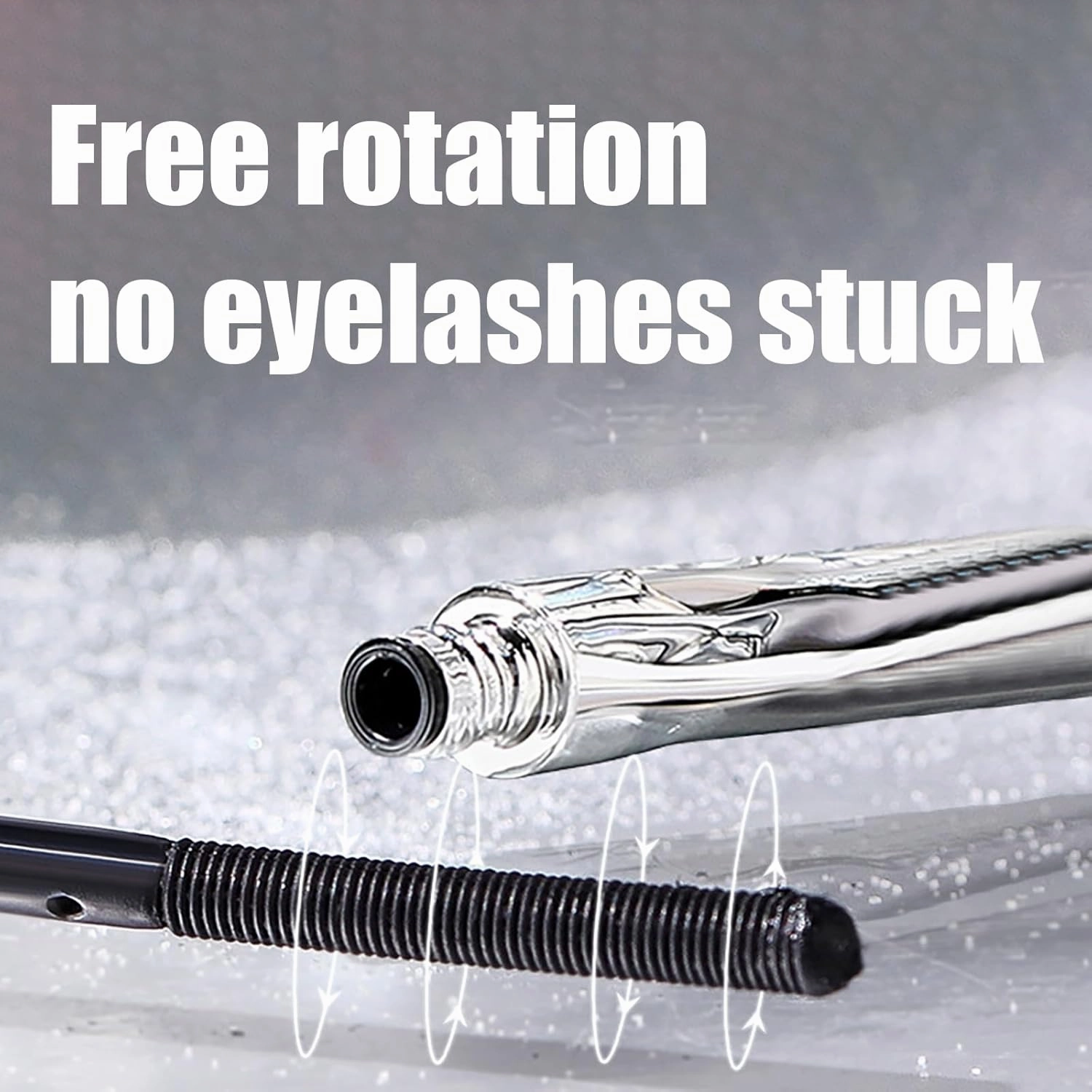 Laidanyou Mascara, Laidanyou Mascara - Waterproof, Small Steel Tube Mascara, Enlarge Your Eyes, Waterproof & Sweatproof Lengthening & Curling Mascara, Smudge-Proof, for Lash Makeup