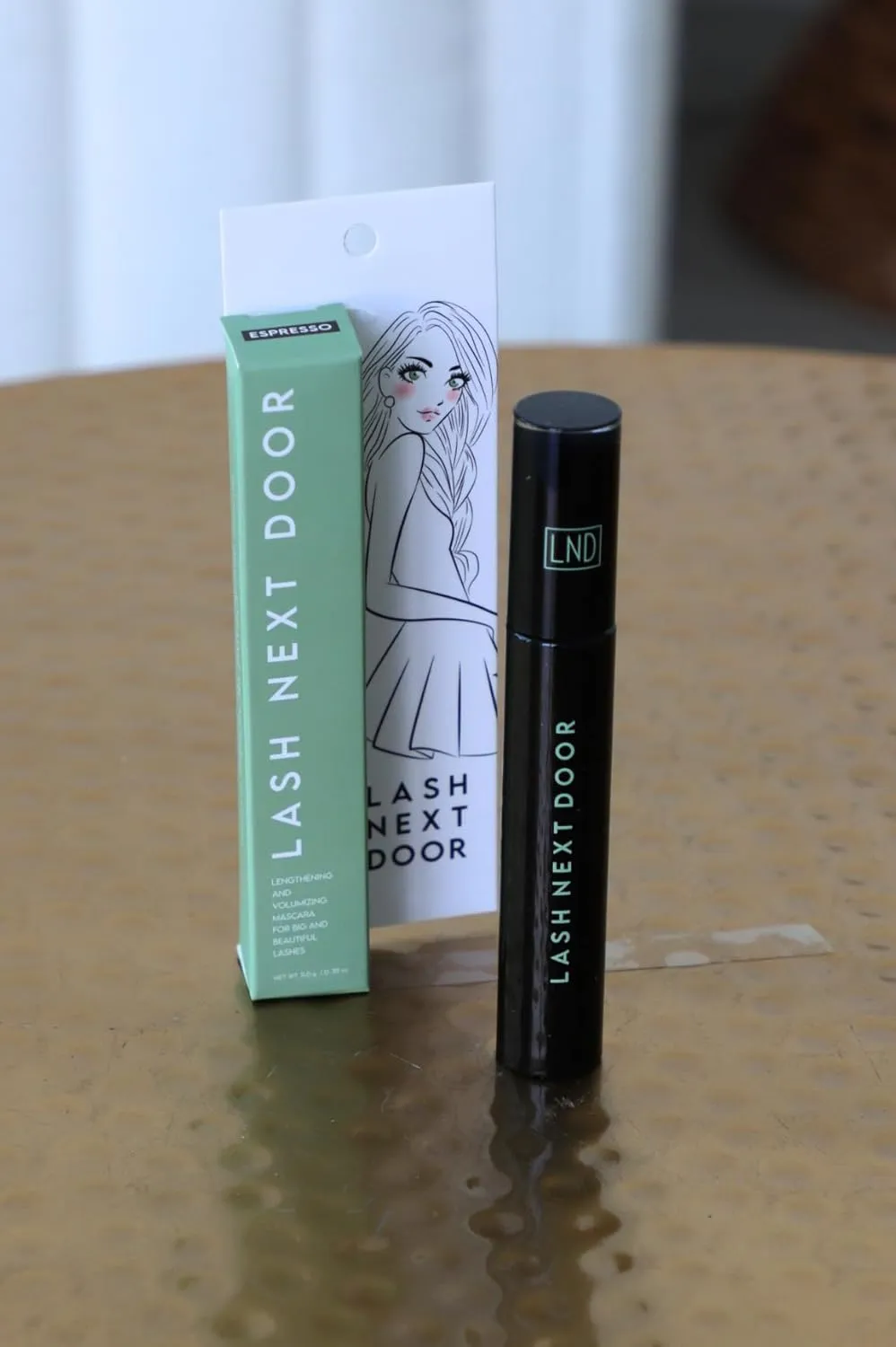 Lash Next Door Espresso Brown Mascara- Volumizing & Lengthening No Clump Smudge-Proof Makeup for Lashes- Beauty Products for Women- 1-Pack by Brooklyn and Bailey