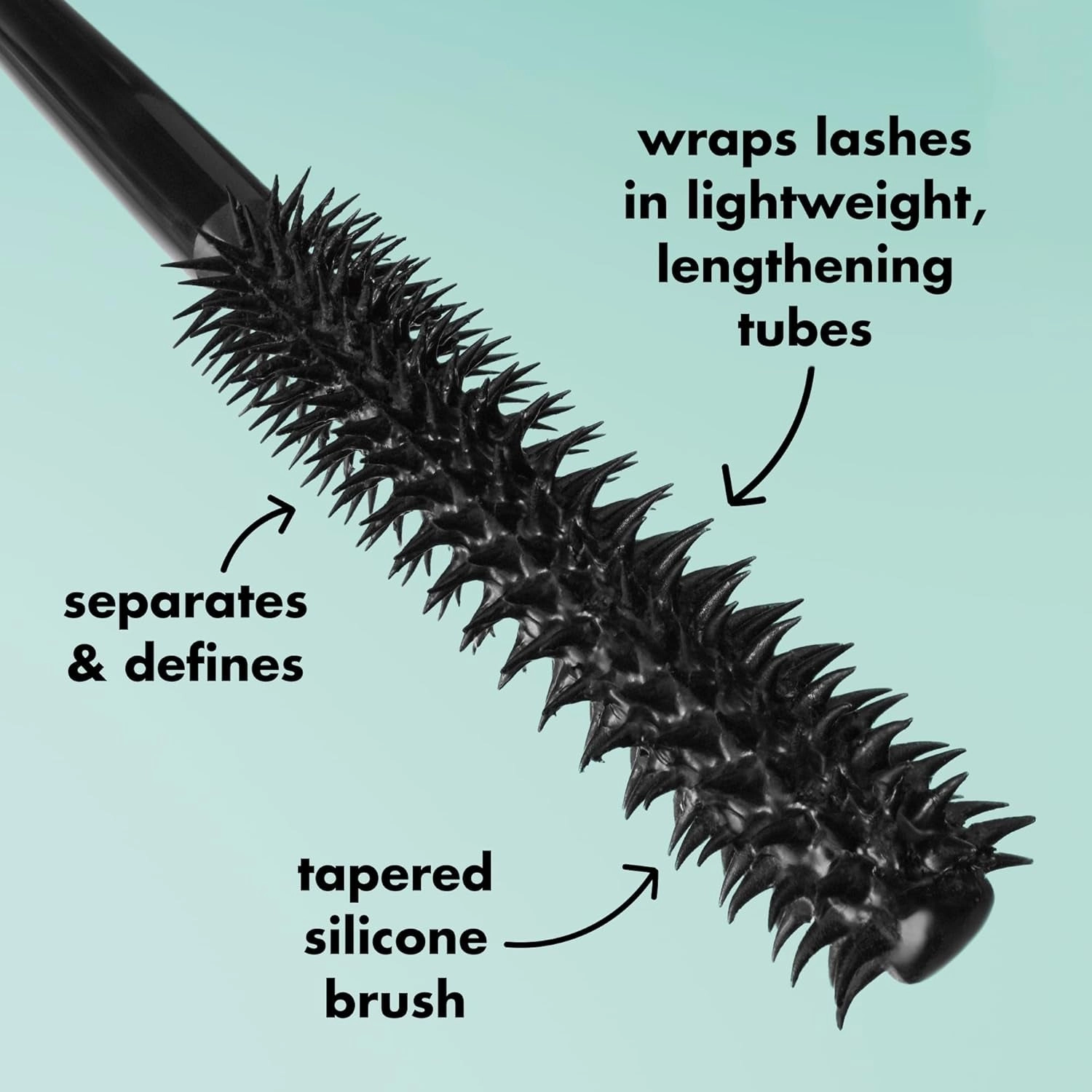 Lash XTNDR Mascara, Made with Tubing Technology for the Look of Lash Extensions, Clump & Flake Free, Vegan & Cruelty-Free, Pitch Black