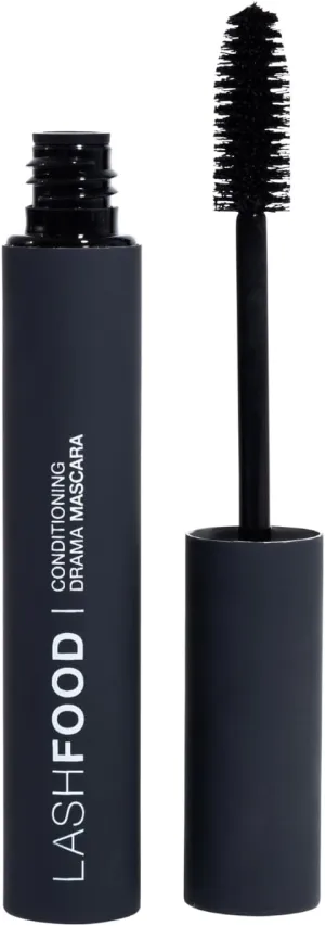 LashFood Conditioning Drama Black Mascara | Sculpting Nourishing & Strengthening Lashes | Nano-peptide Complex, Arginine, Copper Complex High Pigment Lift, Define Feathery Long Full Eyelashes .27oz