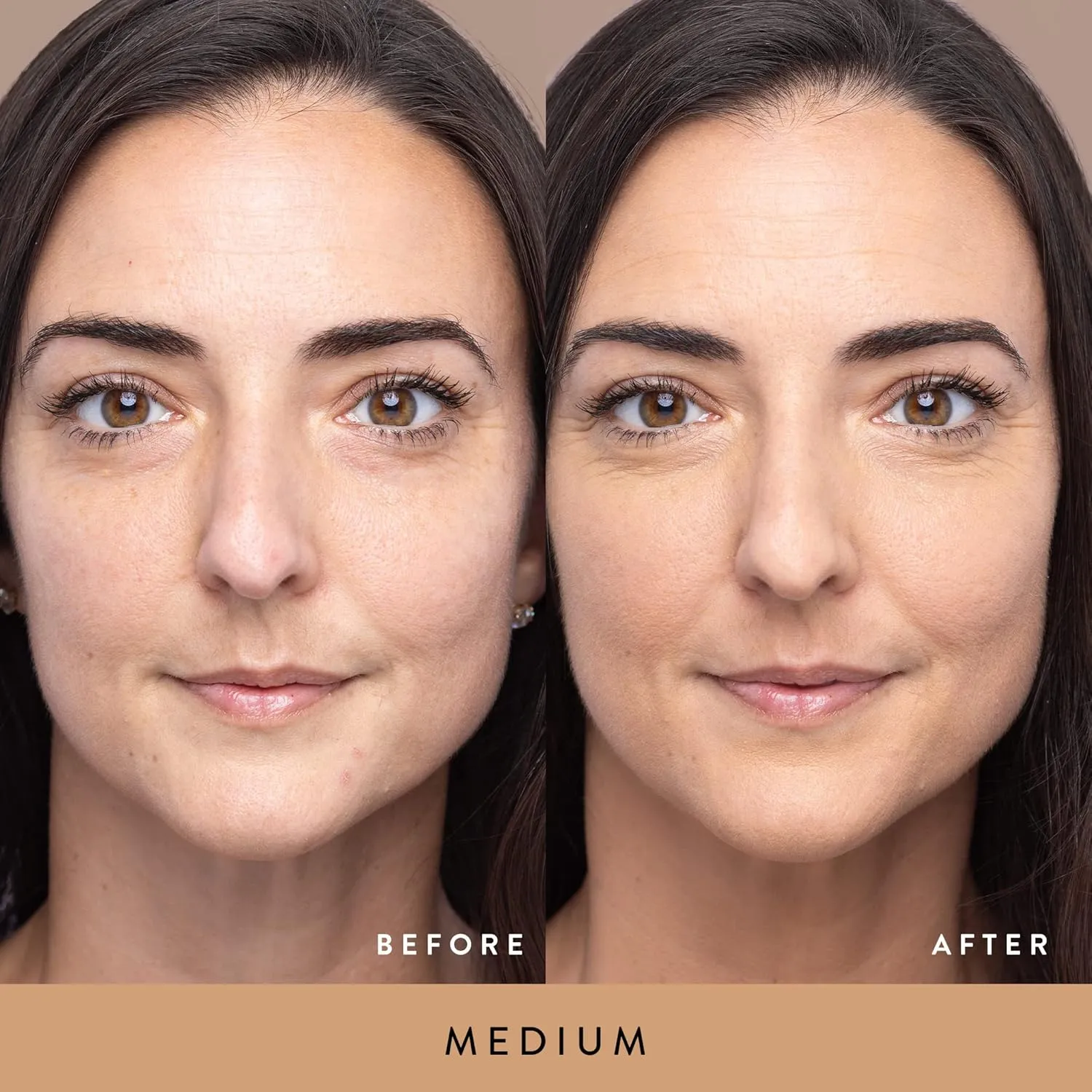 LAURA GELLER Double Take Liquid Foundation | Medium to Full Coverage, Natural Matte Finish, Medium