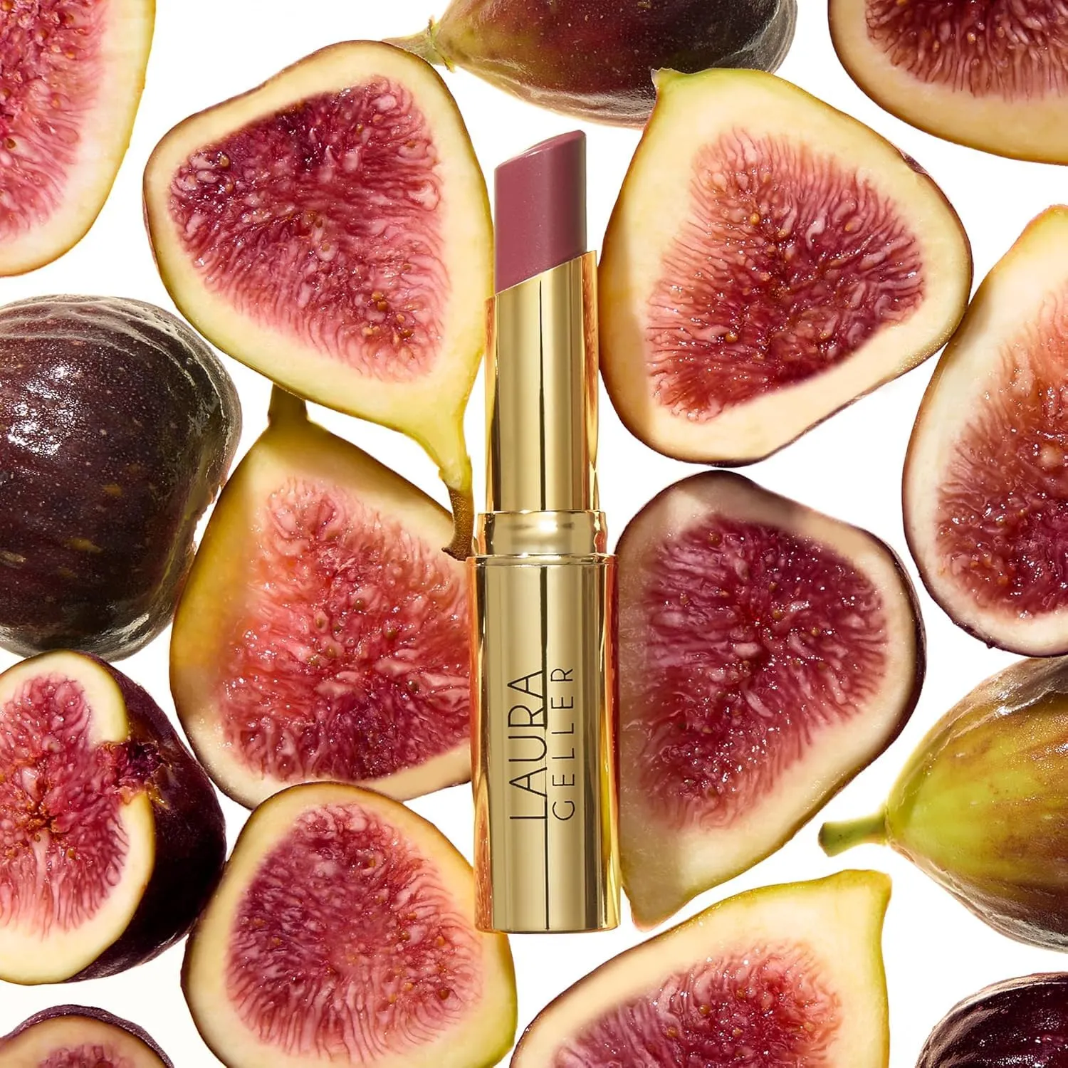 LAURA GELLER NEW YORK Jelly Balm Moisturizing Tinted Lip Color - Very Black Cherry - Hydrating Vitamin E - Semi-Shine Finish