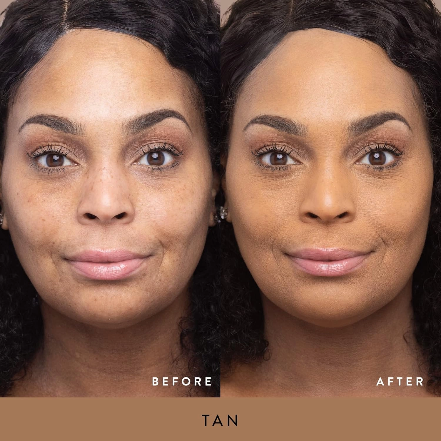 LAURA GELLER Double Take Liquid Foundation | Medium to Full Coverage, Natural Matte Finish, Tan