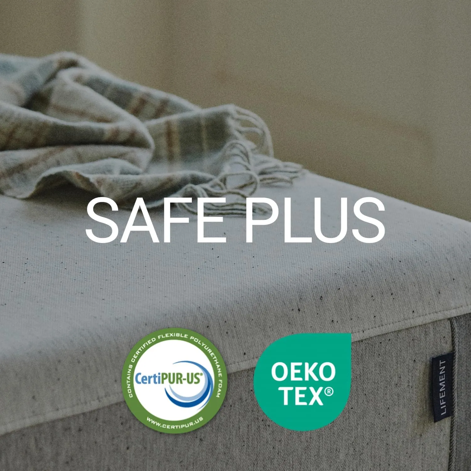 LIFEMENT, Essential 8 Inch Graphite Infused Memory Foam Mattress, Medium Firm, Fiberglass Free, Pressure Relief, Safe & Certified Foams & Cover, 10-Year Warranty, Mattress in a Box, Full