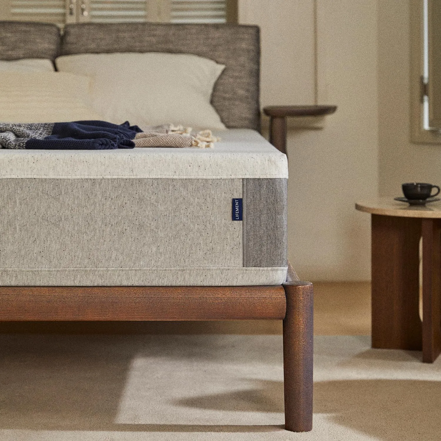 LIFEMENT, Essential 8 Inch Graphite Infused Memory Foam Mattress, Medium Firm, Fiberglass Free, Pressure Relief, Safe & Certified Foams & Cover, 10-Year Warranty, Mattress in a Box, Full