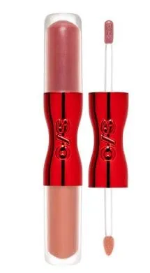 Lip Snatcher Hydrating Liquid Lipstick and Lip Gloss Duo - Be About It (pearlescent pink & matte warm nude)