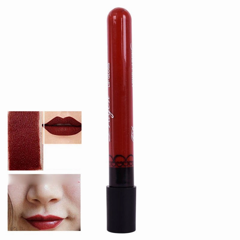 Lip Gloss Brand Long Lasting Waterproof Lip Liquid Pencil Matte Lipstick Nude Beauty Makeup Lip Gloss