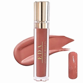 Lip Gloss, Non-Sticky, High Shine Finish Liquid Lipstick, Nude (Nude Glam)