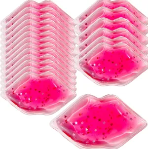 lips Ice Pack, Lip Shape Gel Pack for Filler After Care, Reusable Shaped Pads, Pain Relief and Eye Relax, Anti-Aging Care Pad Reduce Swelling of Lips(30 pcs)