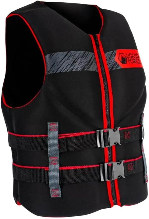 Liquid Force 2025 Classic Hinge (Black/Green) CGA Life Jacket