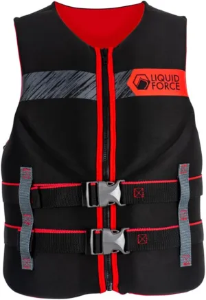 Liquid Force 2025 Classic Hinge (Black/Green) CGA Life Jacket